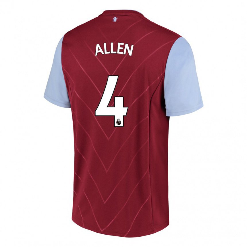 Herren Remi Allen #4 Wein Heimtrikot Trikot 2022/23 T-shirt Belgien