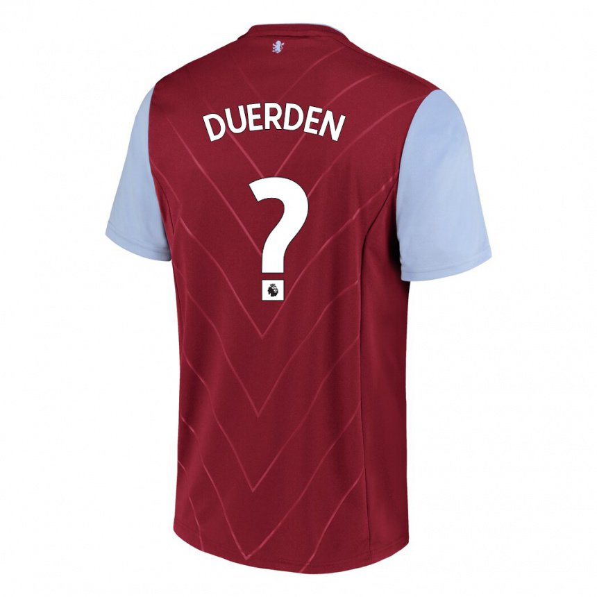 Herren Archie Duerden #0 Wein Heimtrikot Trikot 2022/23 T-shirt Belgien