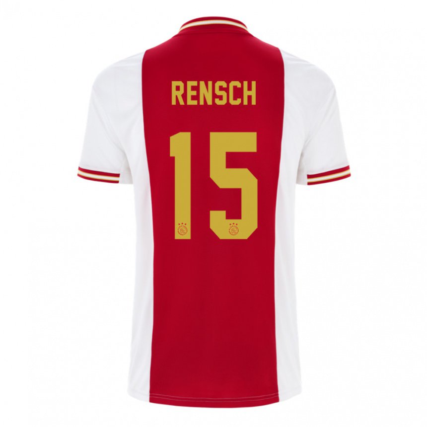 Herren Devyne Rensch #15 Dunkelrot Weiß Heimtrikot Trikot 2022/23 T-shirt Belgien