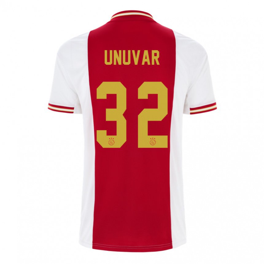 Homme Maillot Naci Unuvar #32 Rouge Foncé Blanc Tenues Domicile 2022/23 T-shirt Belgique