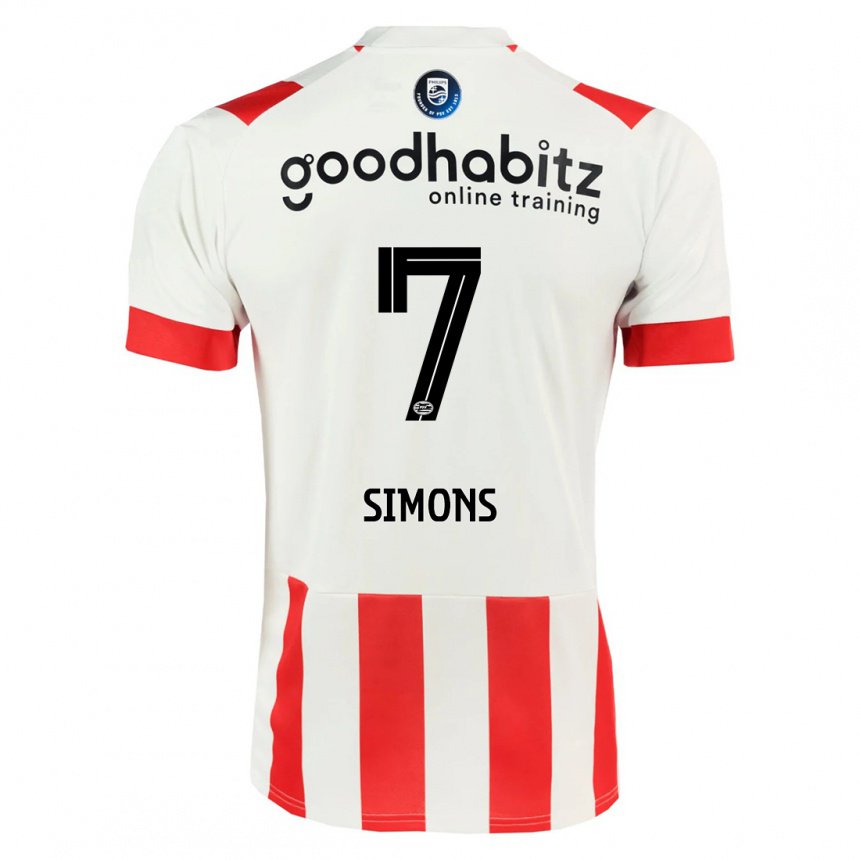 Herren Xavi Simons #7 Dunkelrosa Heimtrikot Trikot 2022/23 T-shirt Belgien