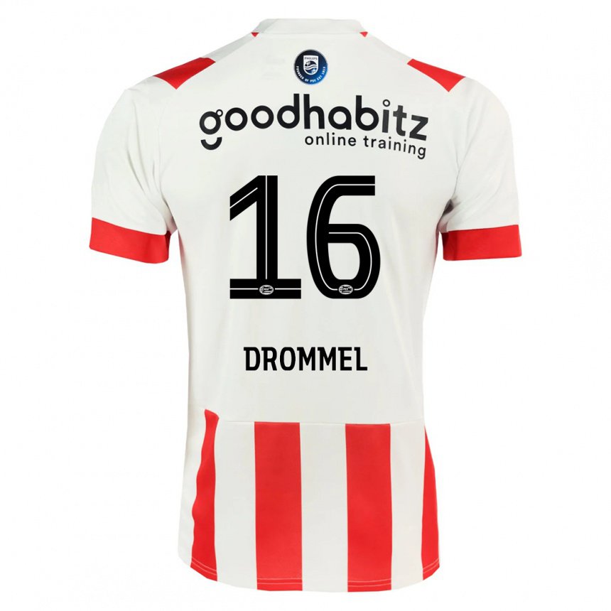 Homme Maillot Joel Drommel #16 Rose Foncé Tenues Domicile 2022/23 T-shirt Belgique