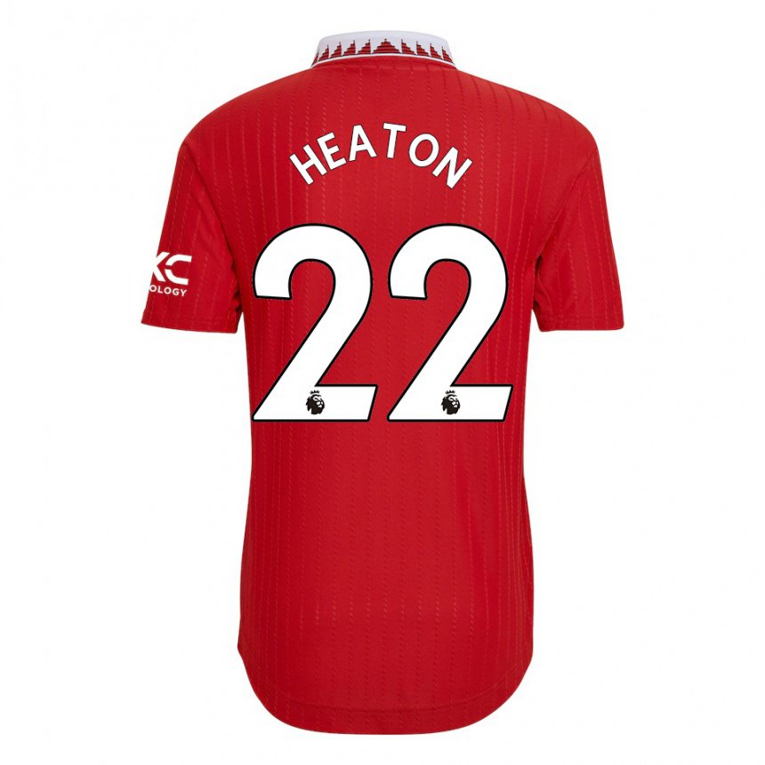 Herren Tom Heaton #22 Rot Heimtrikot Trikot 2022/23 T-shirt Belgien
