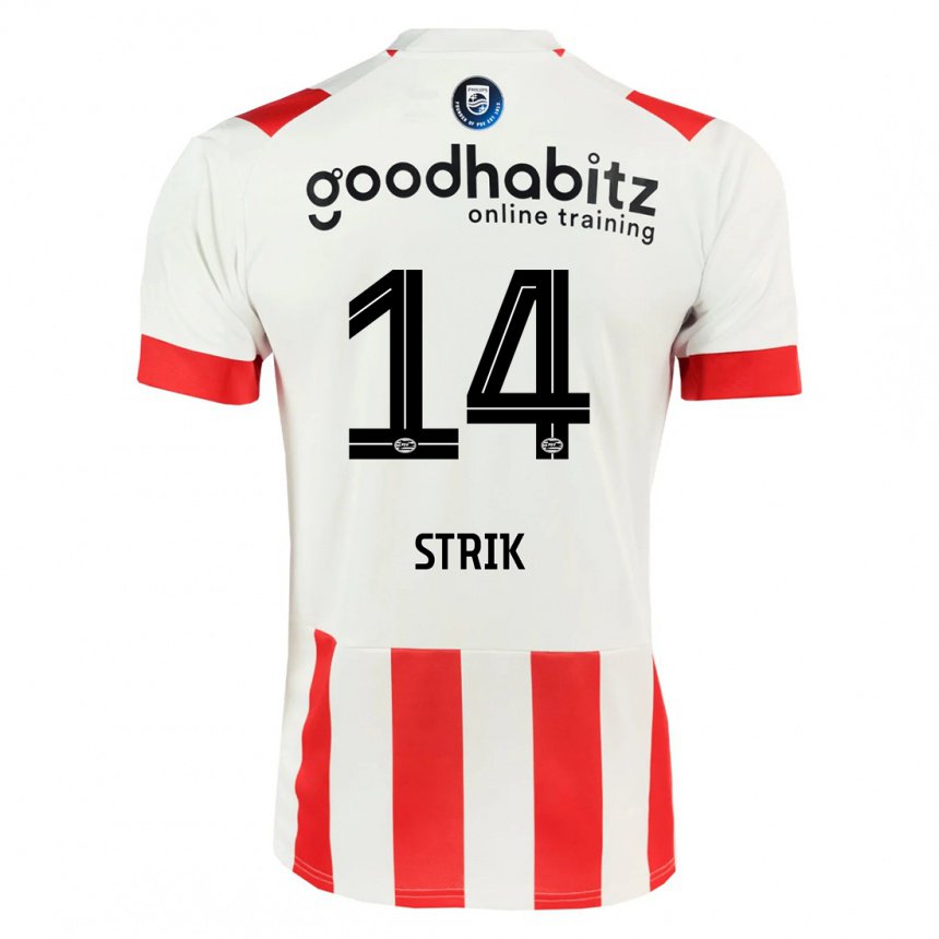 Herren Laura Strik #14 Dunkelrosa Heimtrikot Trikot 2022/23 T-shirt Belgien