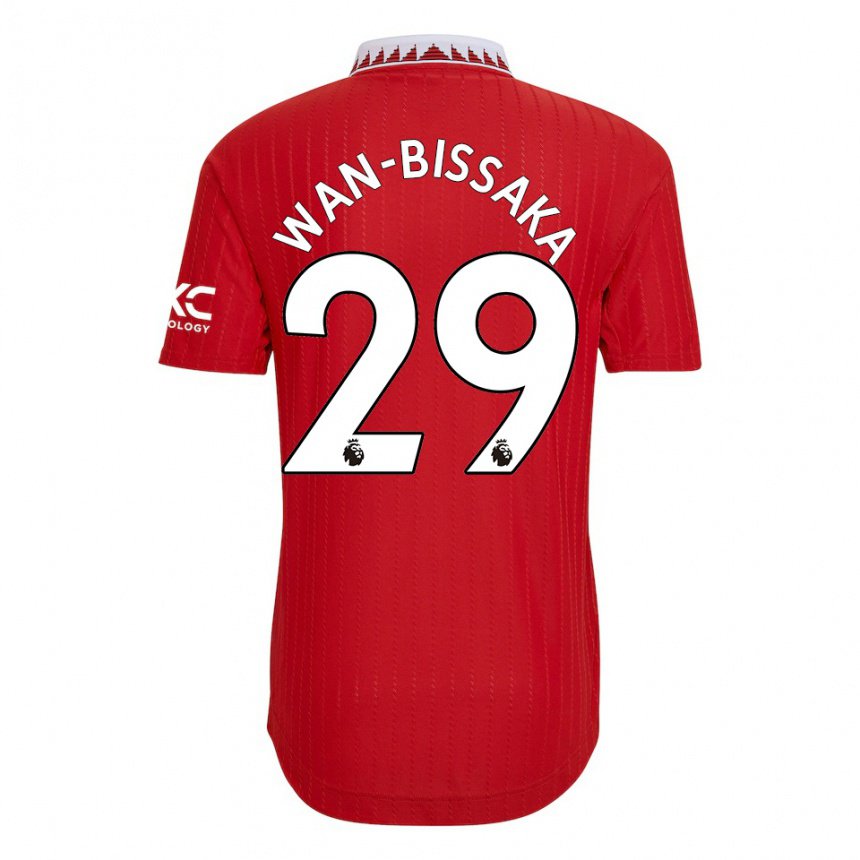 Herren Aaron Wan-bissaka #29 Rot Heimtrikot Trikot 2022/23 T-shirt Belgien