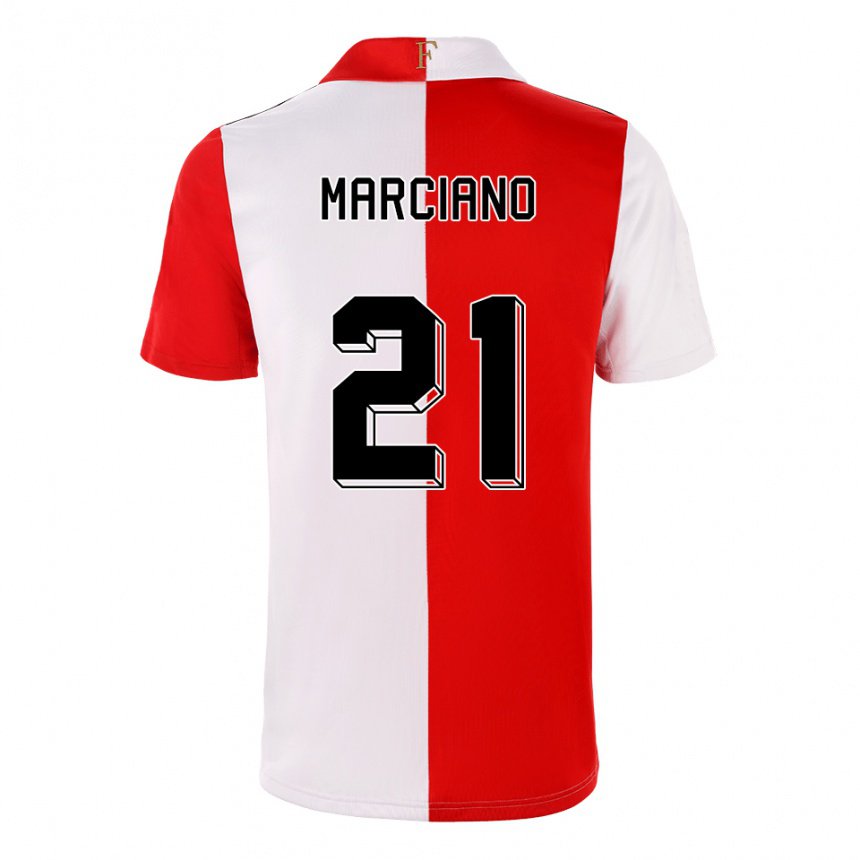 Homme Maillot Ofir Marciano #21 Piment Blanc Tenues Domicile 2022/23 T-shirt Belgique
