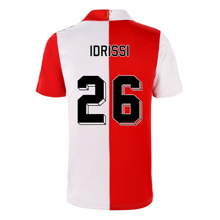 Herren Oussama Idrissi #26 Chili Weiß Heimtrikot Trikot 2022/23 T-shirt Belgien