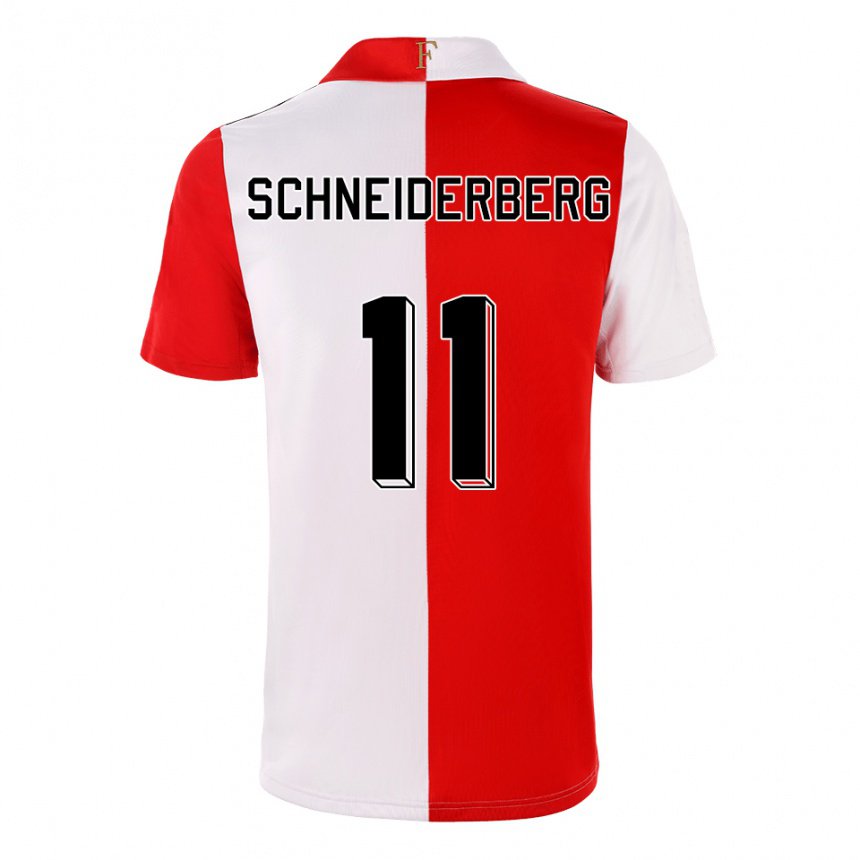 Herren July Schneiderberg #11 Chili Weiß Heimtrikot Trikot 2022/23 T-shirt Belgien