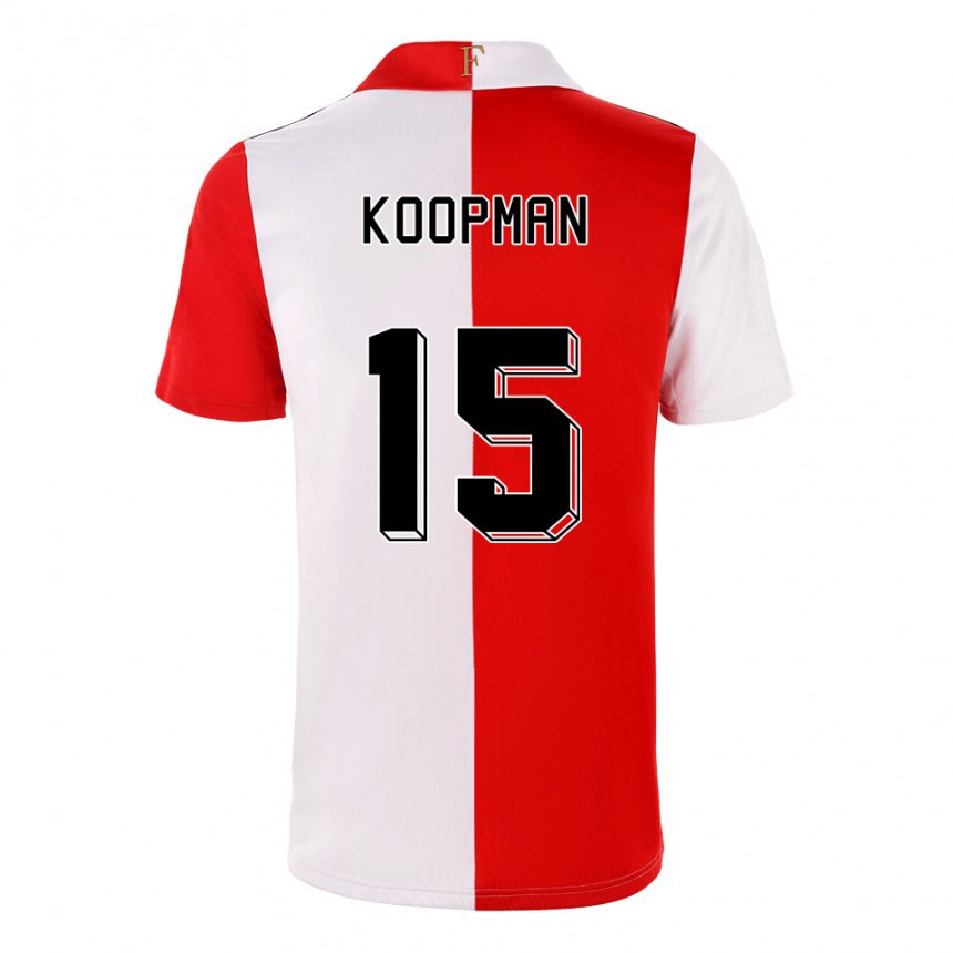 Herren Sanne Koopman #15 Chili Weiß Heimtrikot Trikot 2022/23 T-shirt Belgien