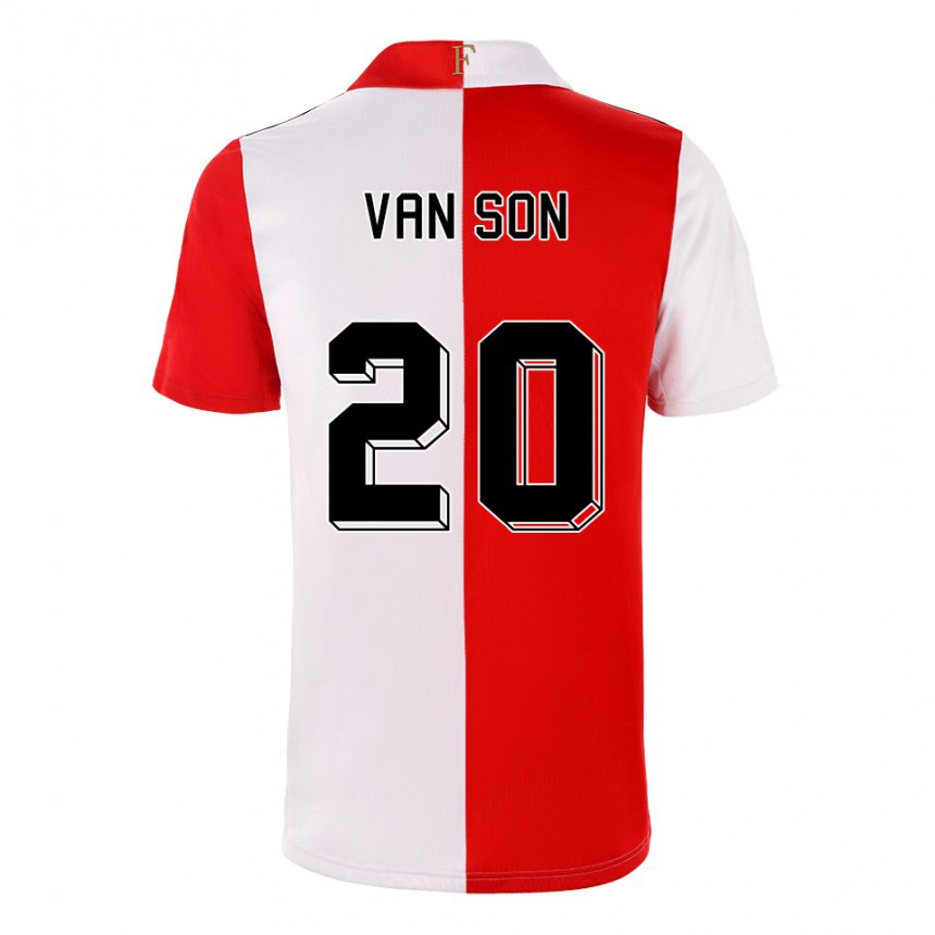 Herren Anne Van Son #20 Chili Weiß Heimtrikot Trikot 2022/23 T-shirt Belgien