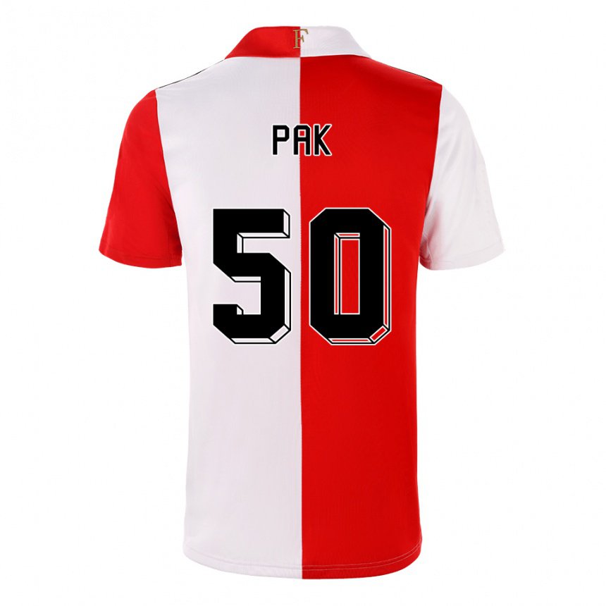 Herren Sam Pak #50 Chili Weiß Heimtrikot Trikot 2022/23 T-shirt Belgien