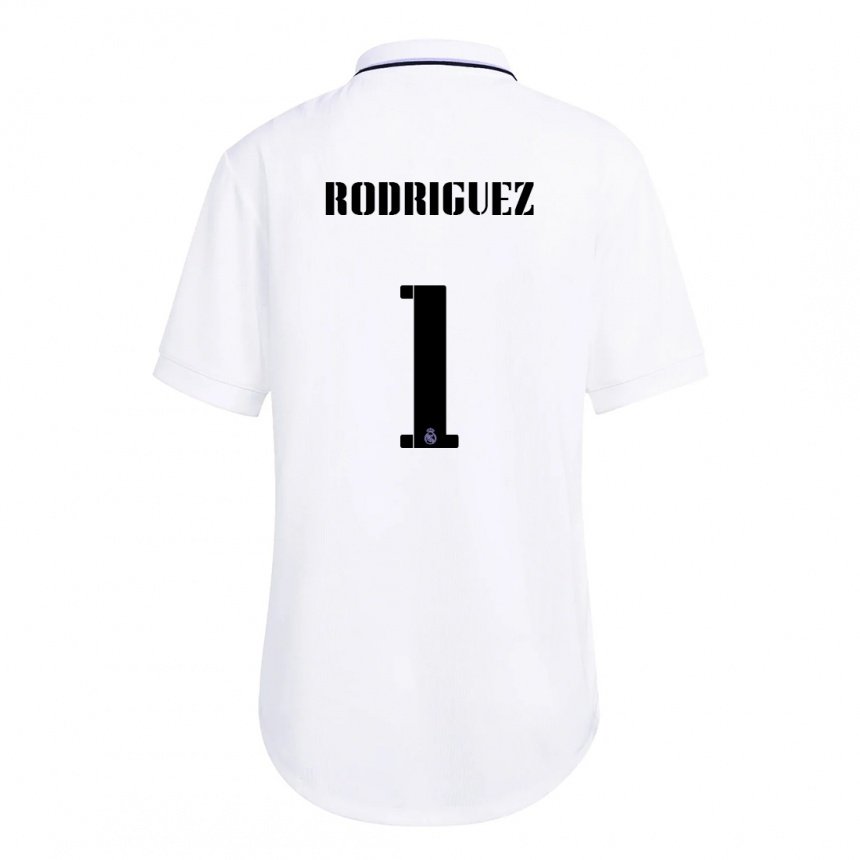 Herren Misa Rodriguez #1 Weiß Lila Heimtrikot Trikot 2022/23 T-shirt Belgien