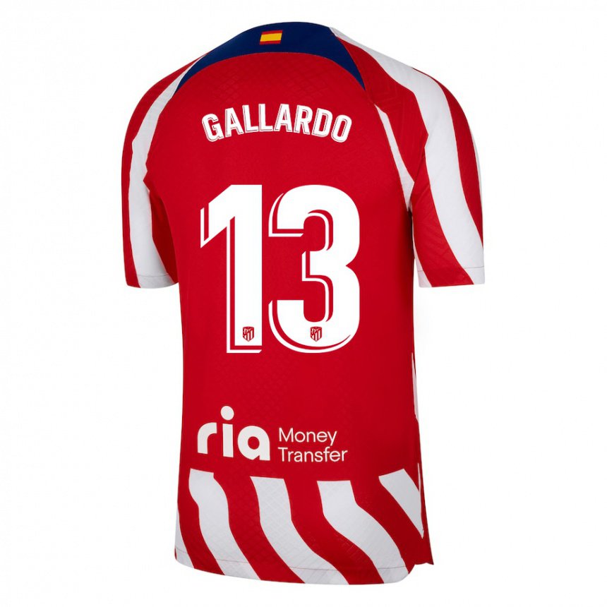 Herren Lola Gallardo #13 Rot Weiß Blau Heimtrikot Trikot 2022/23 T-shirt Belgien