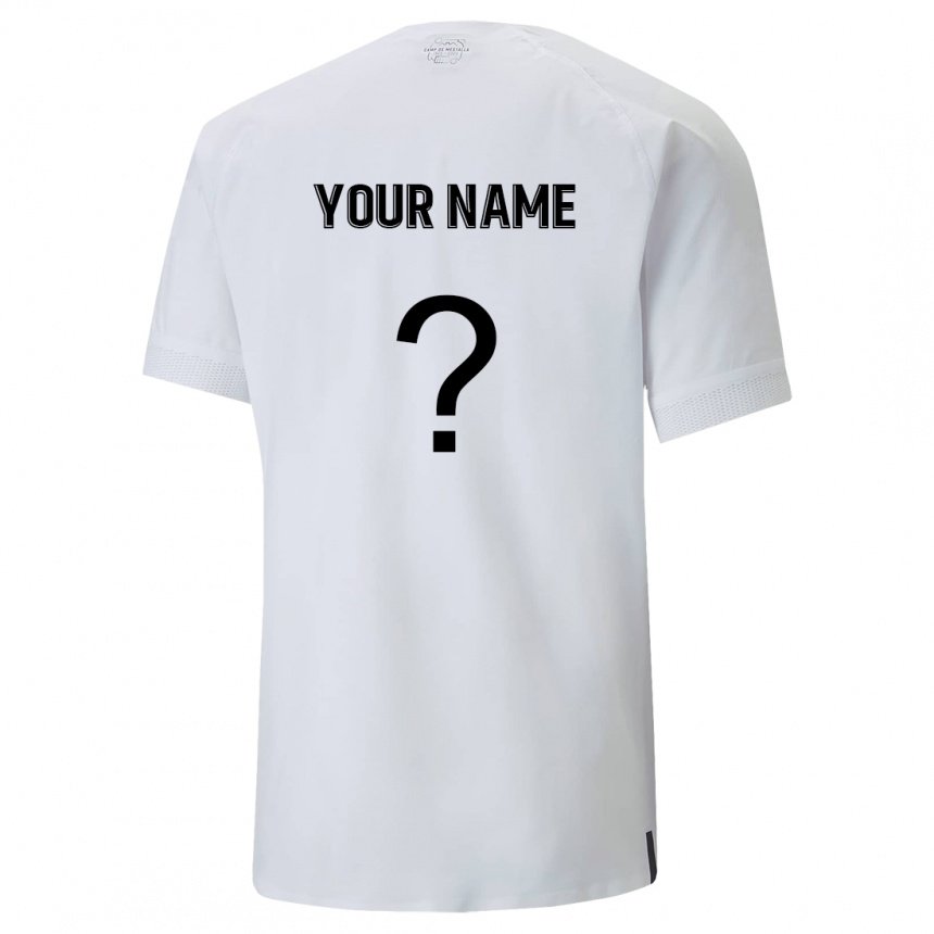 Homme Maillot Votre Nom #0 Blanc Crémeux Tenues Domicile 2022/23 T-shirt Belgique
