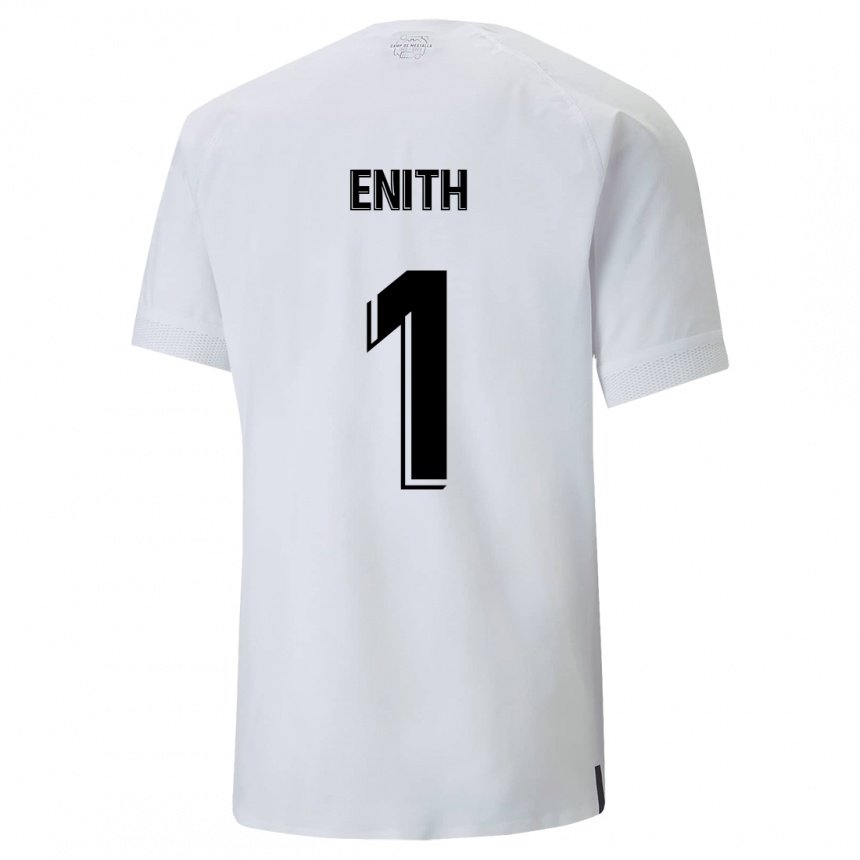 Homme Maillot Enith #1 Blanc Crémeux Tenues Domicile 2022/23 T-shirt Belgique