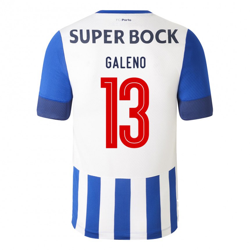 Homme Maillot Galeno #13 Bleu Royal Tenues Domicile 2022/23 T-shirt Belgique