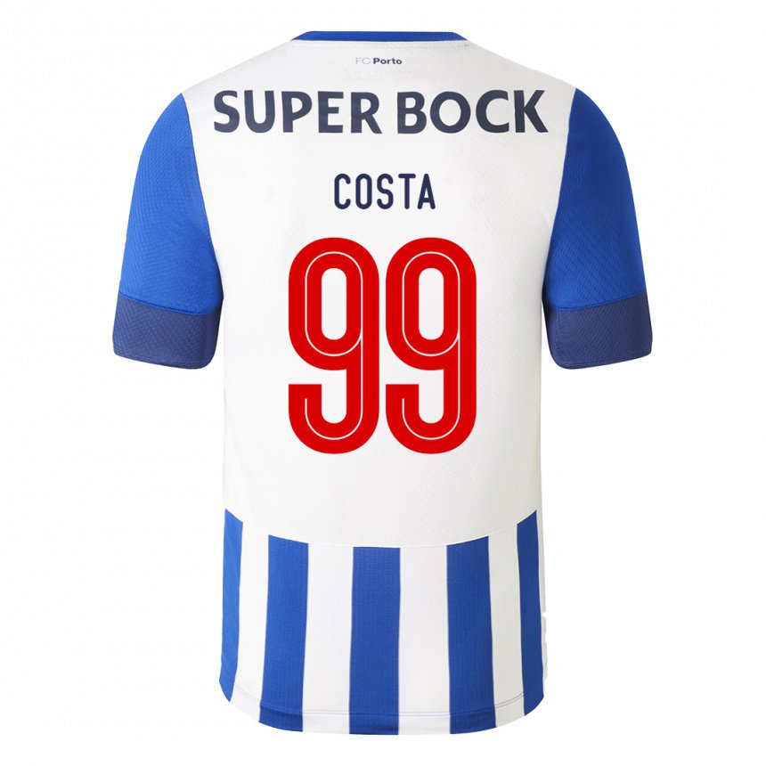 Homme Maillot Diogo Costa #99 Bleu Royal Tenues Domicile 2022/23 T-shirt Belgique