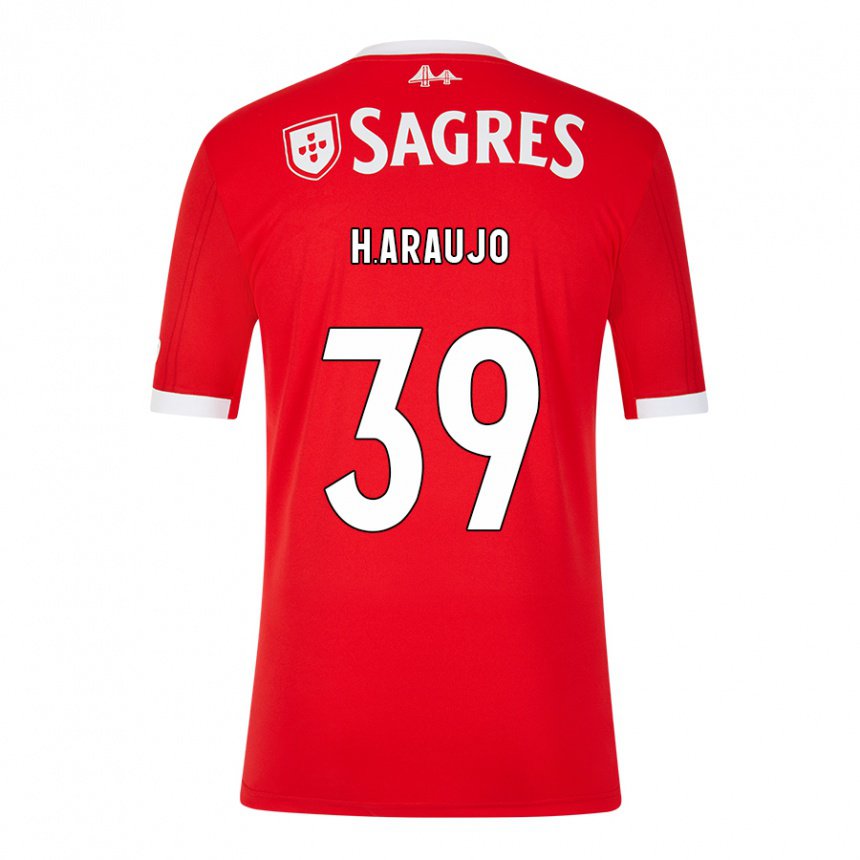 Herren Henrique Araujo #39 Neonrot Heimtrikot Trikot 2022/23 T-shirt Belgien