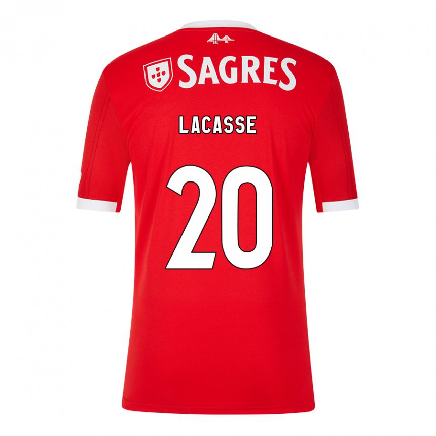 Herren Cloe Lacasse #20 Neonrot Heimtrikot Trikot 2022/23 T-shirt Belgien