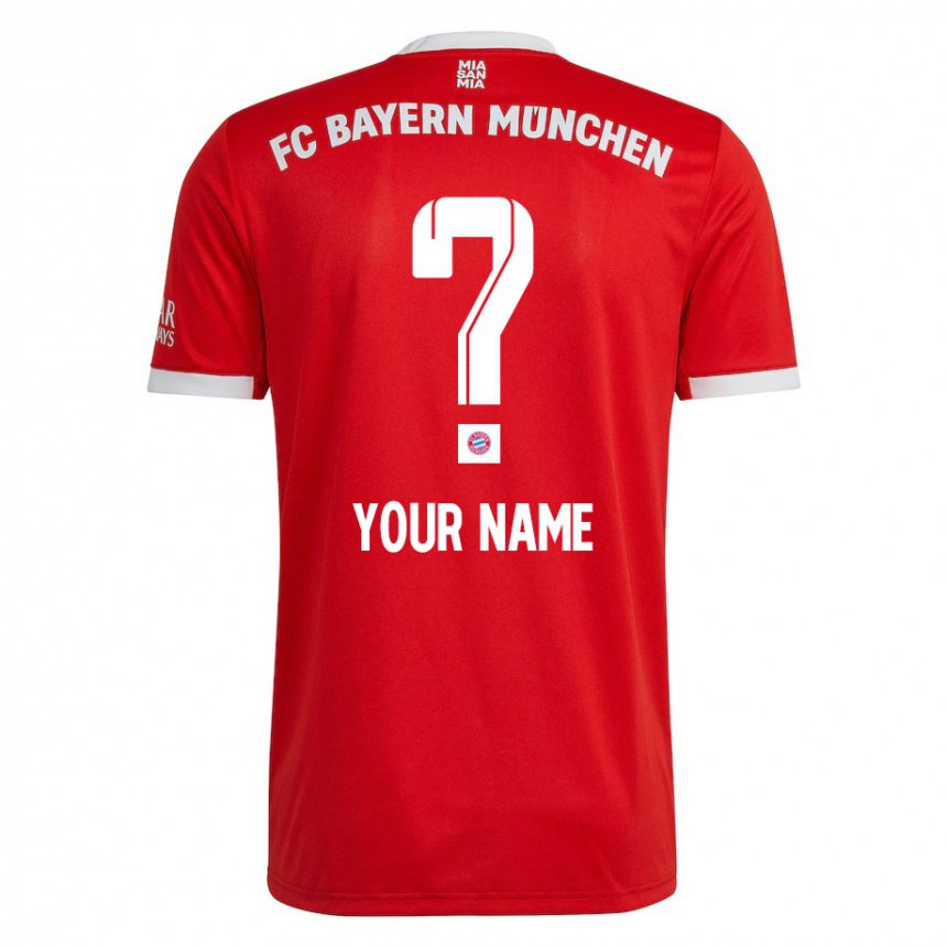 Homme Maillot Votre Nom #0 Neon Rouge Blanc Tenues Domicile 2022/23 T-shirt Belgique