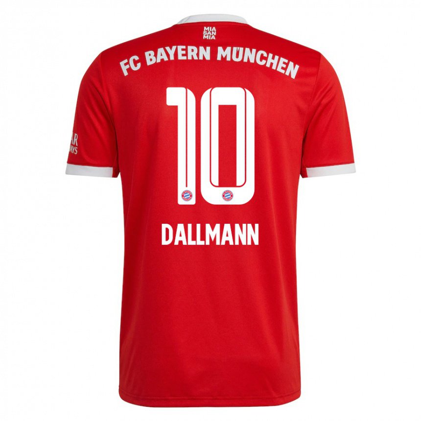Herren Linda Dallmann #10 Neonrot Weiß Heimtrikot Trikot 2022/23 T-shirt Belgien