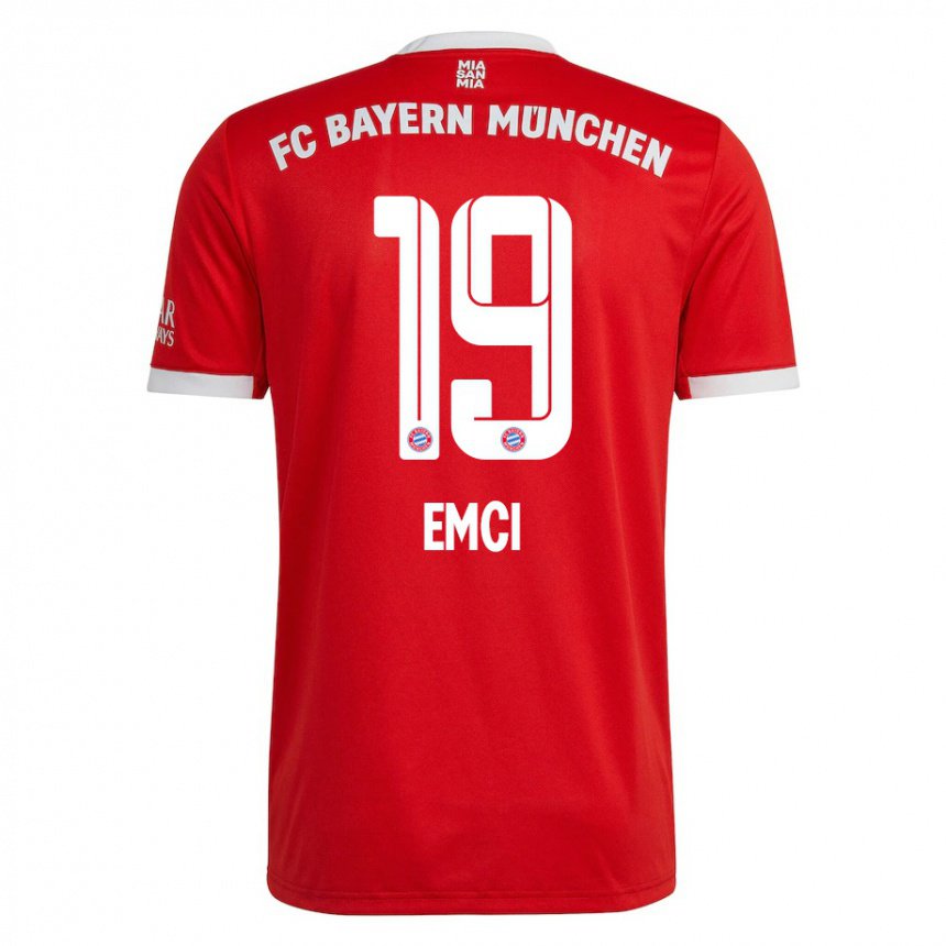 Herren Ben Emci #19 Neonrot Weiß Heimtrikot Trikot 2022/23 T-shirt Belgien