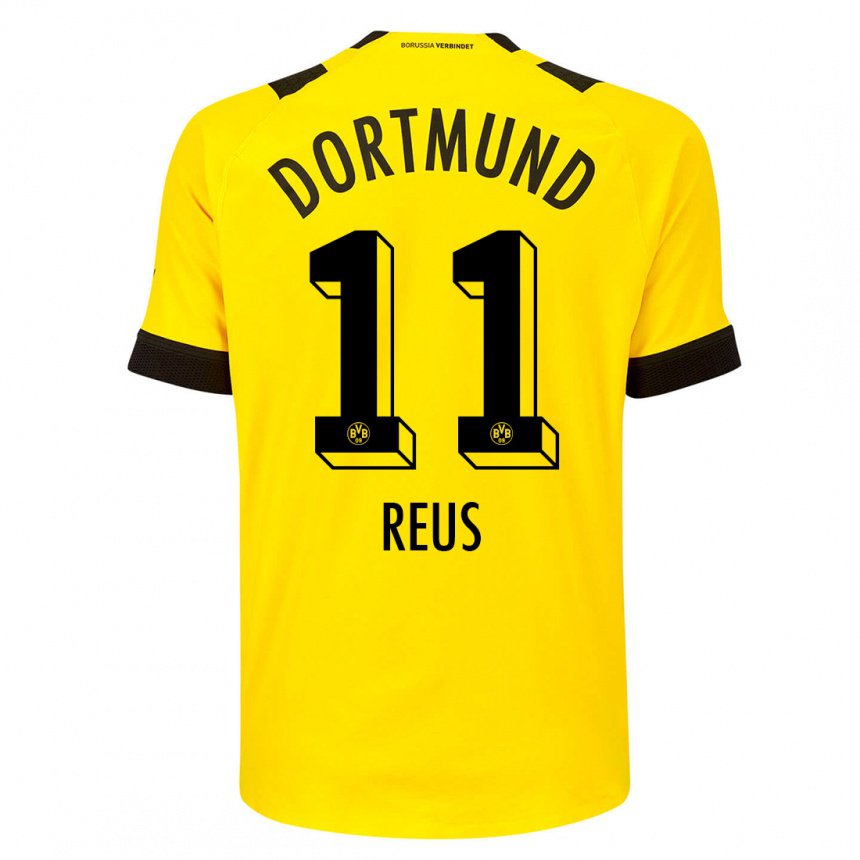Herren Marco Reus #11 Gelb Heimtrikot Trikot 2022/23 T-shirt Belgien
