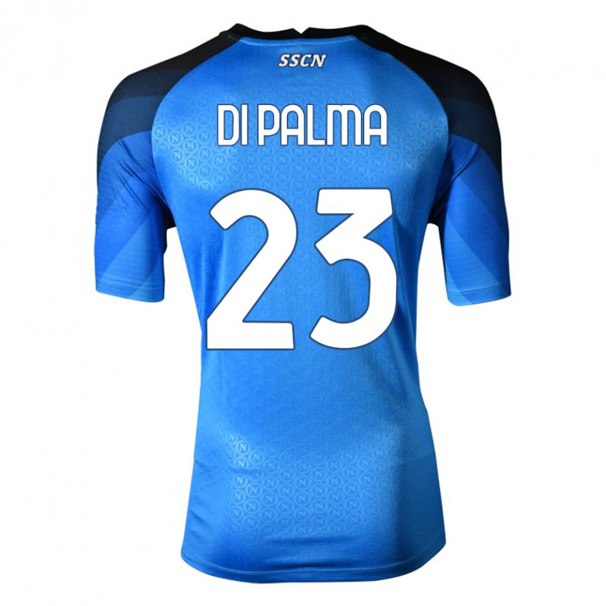 Homme Maillot Manuel Di Palma #23 Bleu Foncé Gris Tenues Domicile 2022/23 T-shirt Belgique
