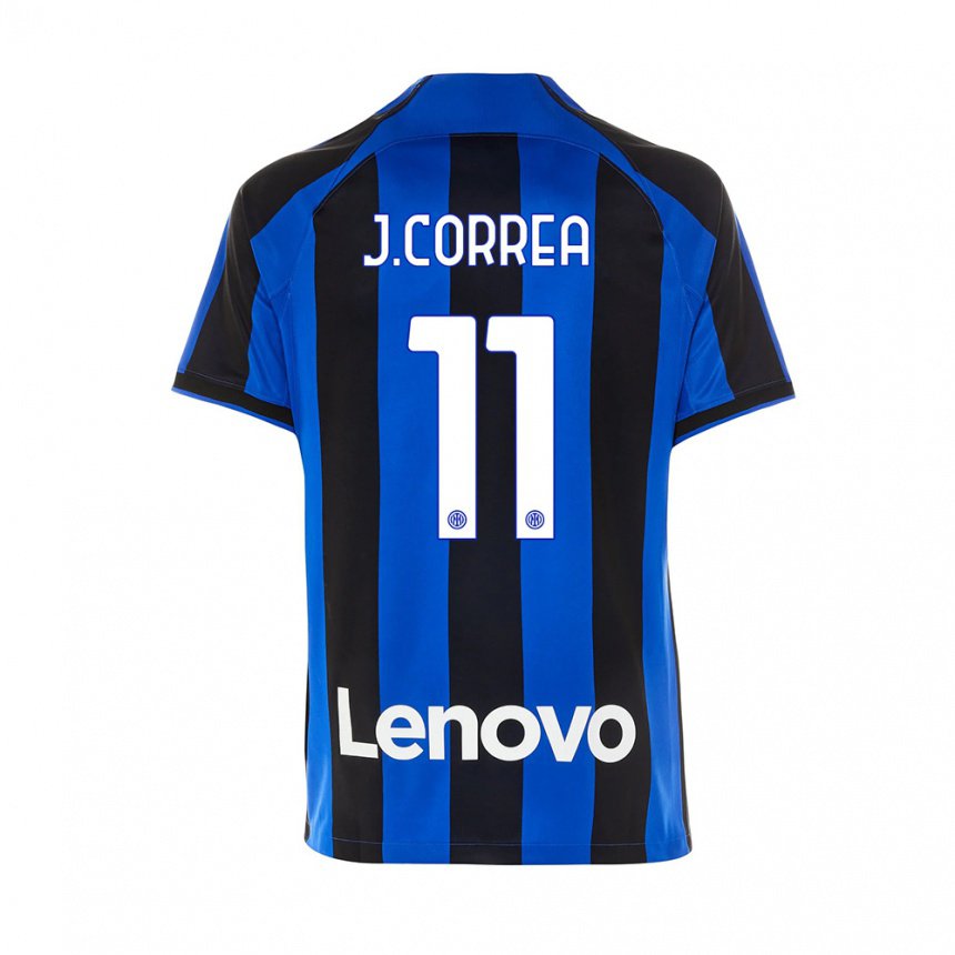 Herren Joaquin Correa #11 Königsblau Schwarz Heimtrikot Trikot 2022/23 T-shirt Belgien
