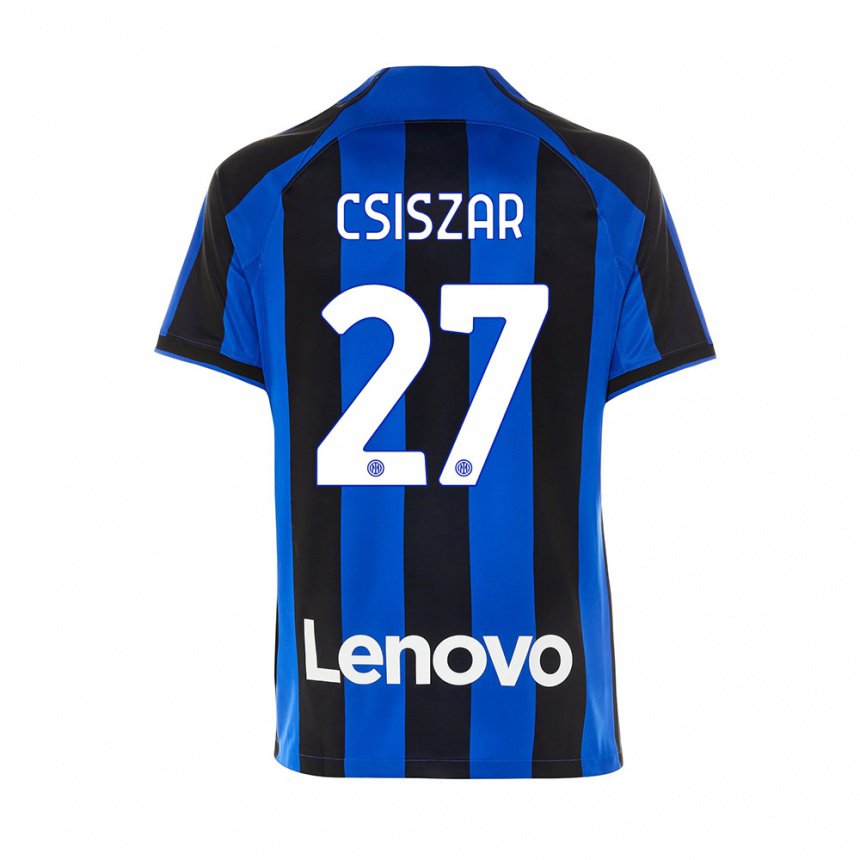 Herren Henrietta Csiszar #27 Königsblau Schwarz Heimtrikot Trikot 2022/23 T-shirt Belgien