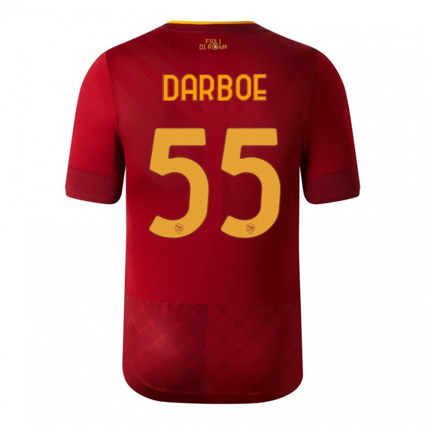 Herren Ebrima Darboe #55 Rotbraun Heimtrikot Trikot 2022/23 T-shirt Belgien