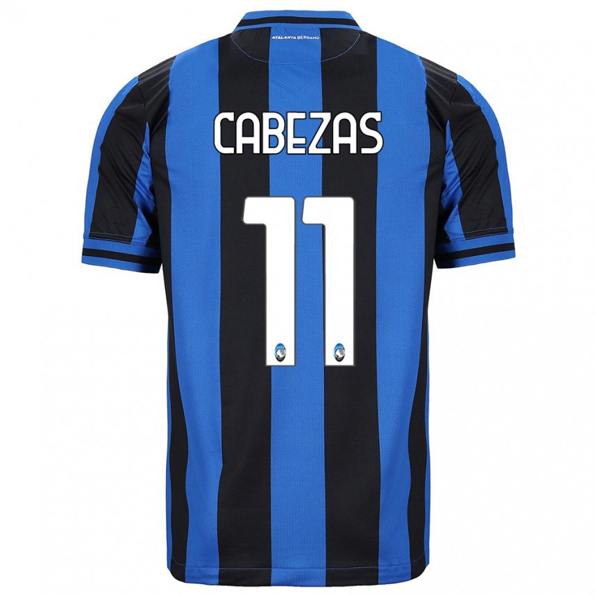 Herren Bryan Cabezas #11 Blau Schwarz Heimtrikot Trikot 2022/23 T-shirt Belgien