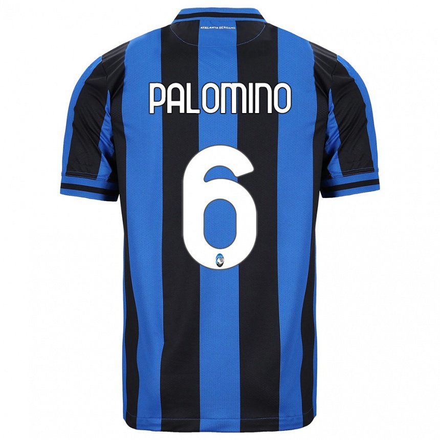 Homme Maillot Jose Luis Palomino #6 Bleu Noir Tenues Domicile 2022/23 T-shirt Belgique
