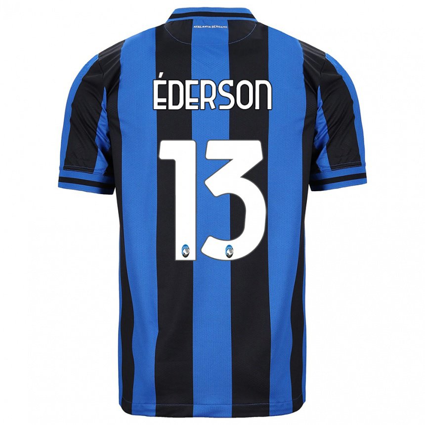 Herren Ederson #13 Blau Schwarz Heimtrikot Trikot 2022/23 T-shirt Belgien