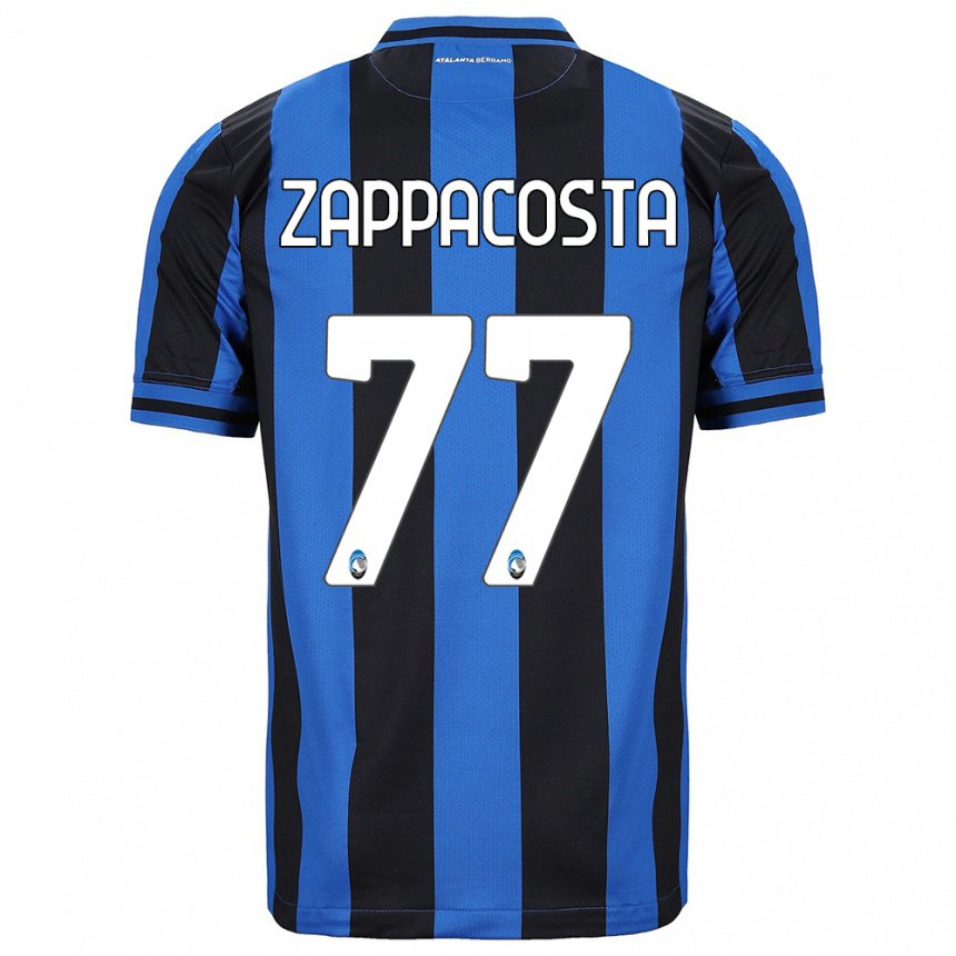 Homme Maillot Davide Zappacosta #77 Bleu Noir Tenues Domicile 2022/23 T-shirt Belgique