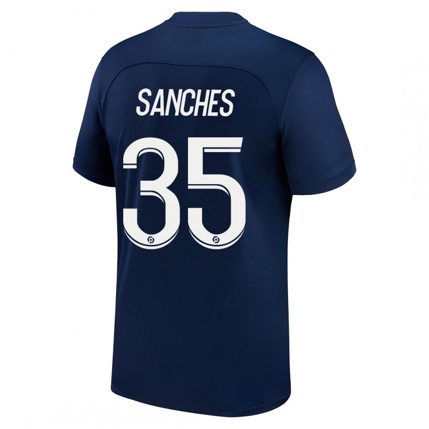 Herren Renato Sanches #35 Dunkelblau Rot Heimtrikot Trikot 2022/23 T-shirt Belgien