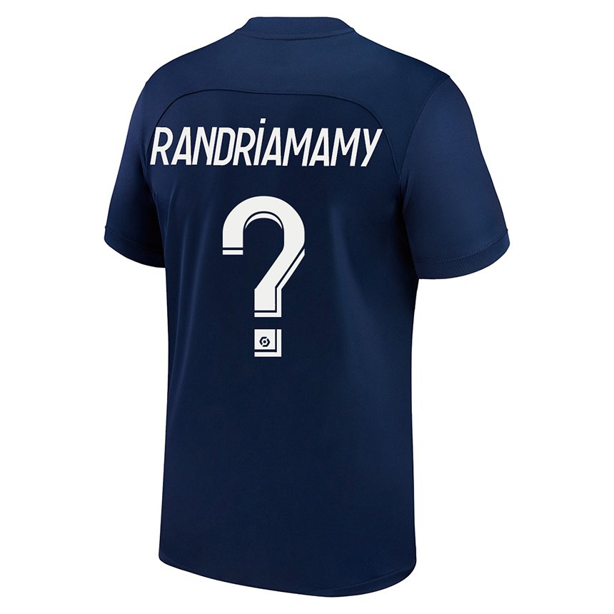 Herren Mathyas Randriamamy #0 Dunkelblau Rot Heimtrikot Trikot 2022/23 T-shirt Belgien