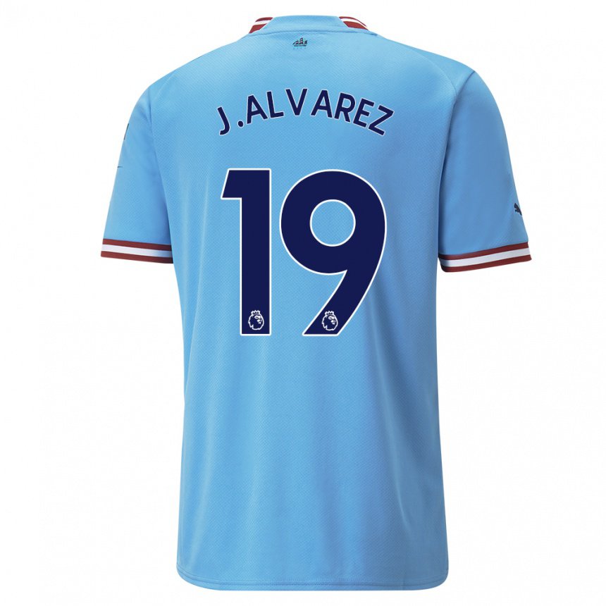 Herren Julian Alvarez #19 Blau Rot Heimtrikot Trikot 2022/23 T-shirt Belgien