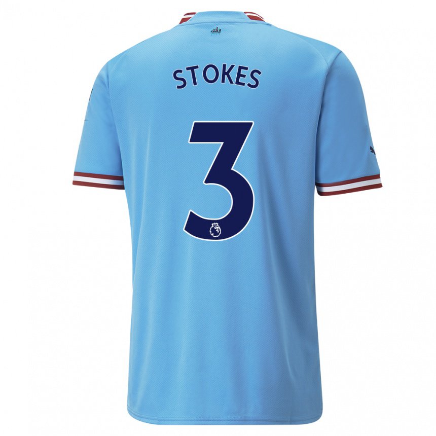 Herren Demi Stokes #3 Blau Rot Heimtrikot Trikot 2022/23 T-shirt Belgien