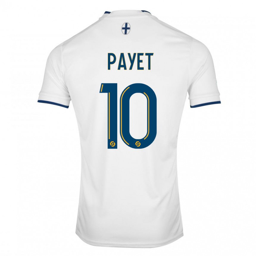Homme Maillot Dimitri Payet #10 Saphir Blanc Tenues Domicile 2022/23 T-shirt Belgique