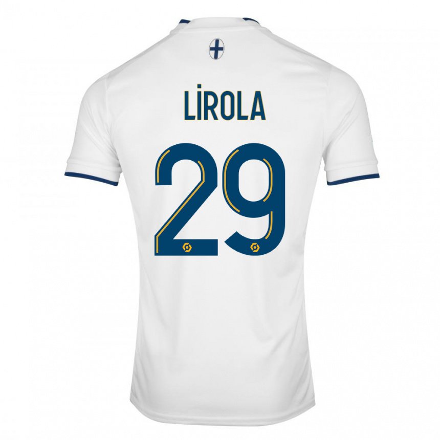 Herren Pol Lirola #29 Weißer Saphir Heimtrikot Trikot 2022/23 T-shirt Belgien