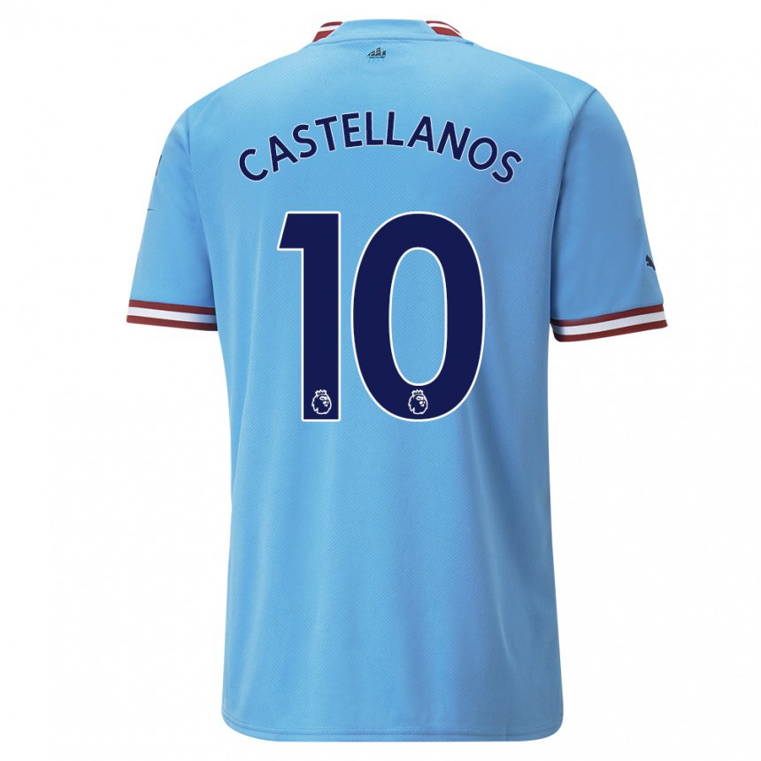 Herren Deyna Castellanos #10 Blau Rot Heimtrikot Trikot 2022/23 T-shirt Belgien