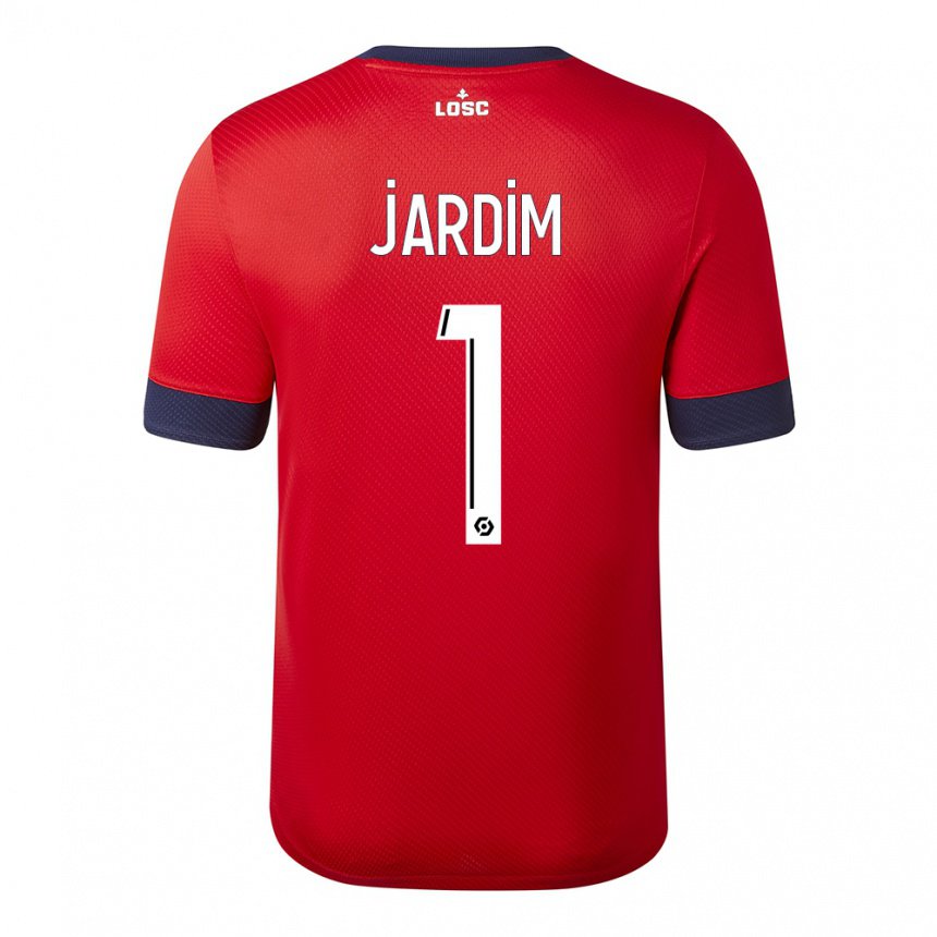 Herren Leo Jardim #1 Roter Zuckerapfel Heimtrikot Trikot 2022/23 T-shirt Belgien
