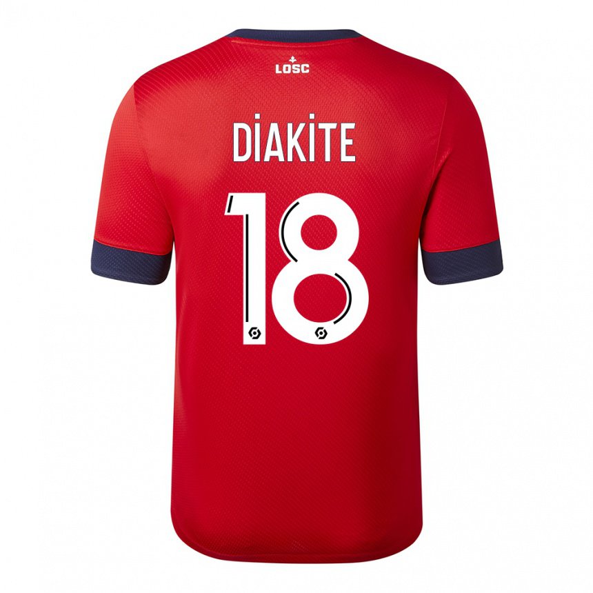 Herren Bafode Diakite #18 Roter Zuckerapfel Heimtrikot Trikot 2022/23 T-shirt Belgien