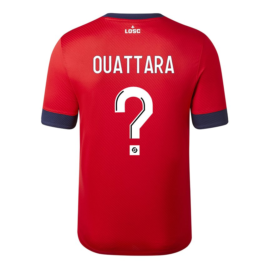 Herren Fadiga Ouattara #0 Roter Zuckerapfel Heimtrikot Trikot 2022/23 T-shirt Belgien