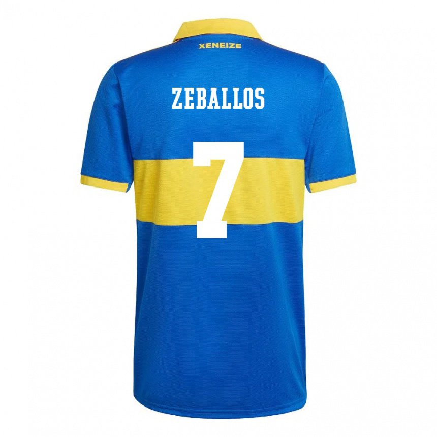 Herren Exequiel Zeballos #7 Olympiagelb Heimtrikot Trikot 2022/23 T-shirt Belgien