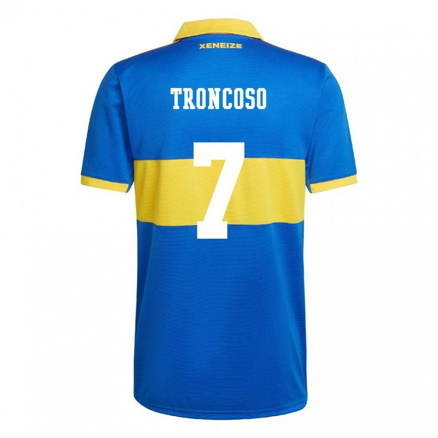 Homme Maillot Carolina Troncoso #7 Jaune Olympique Tenues Domicile 2022/23 T-shirt Belgique