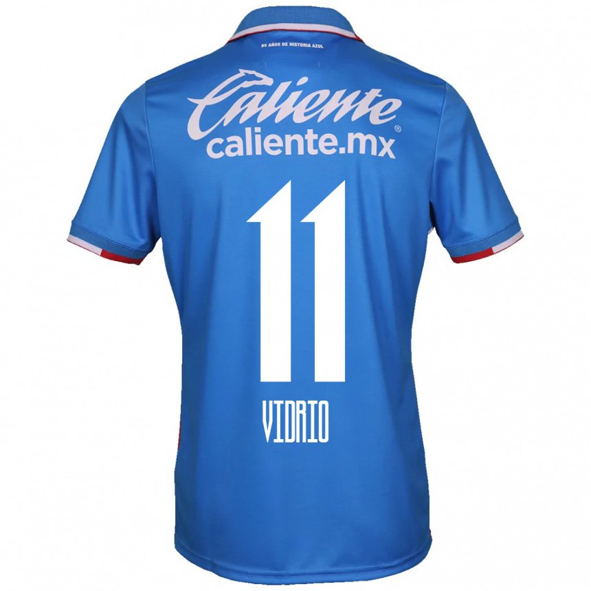 Herren Nailea Vidrio #11 Azurblau Heimtrikot Trikot 2022/23 T-shirt Belgien