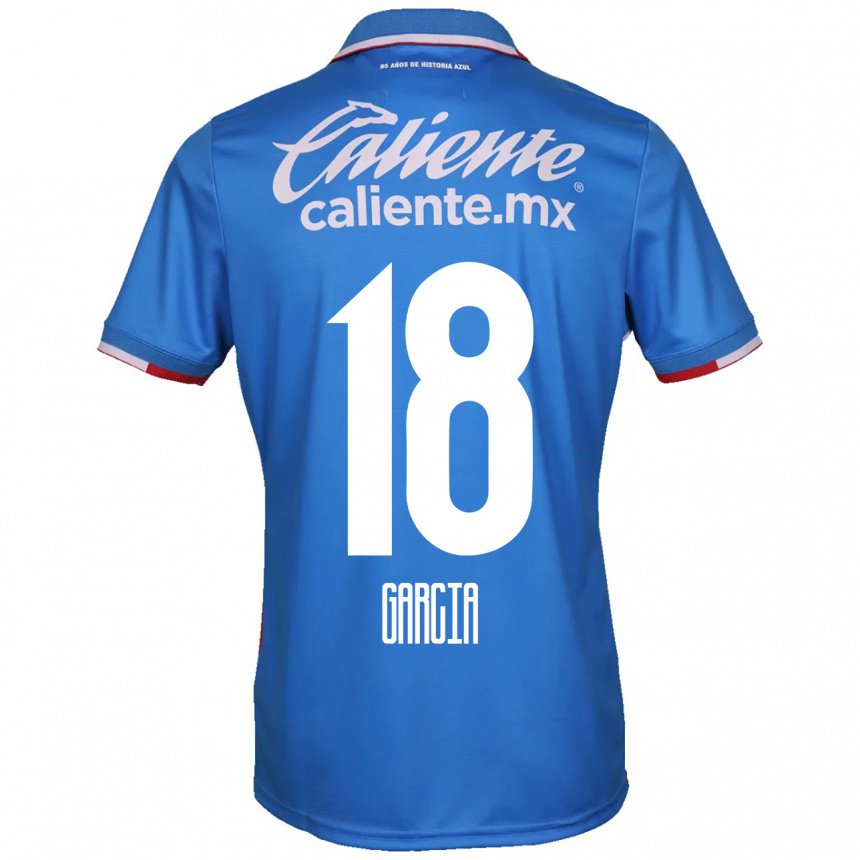 Herren Diana Garcia #18 Azurblau Heimtrikot Trikot 2022/23 T-shirt Belgien