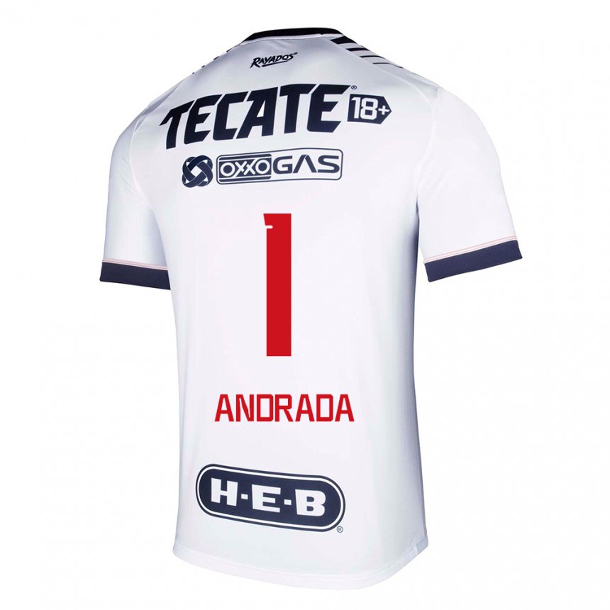 Homme Maillot Esteban Andrada #1 Espace Blanc Tenues Domicile 2022/23 T-shirt Belgique